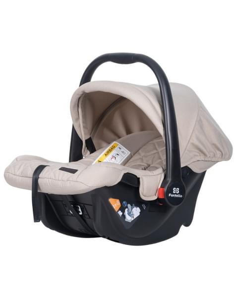 Детская коляска Farfello Baby Shell 3 в 1 2024 кофейный