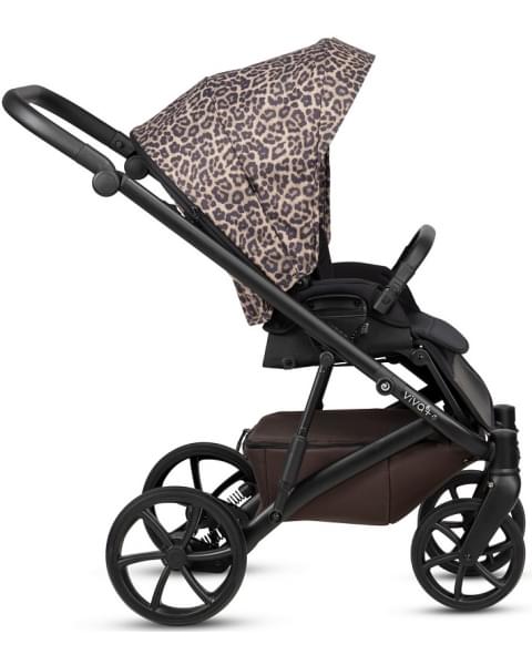 Коляска 3 в 1 Tutis Viva 6+ Wild Elegance, Wild Moca (322) с автокреслом Tutis Beno (0-13 кг)