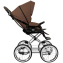 Детская коляска Roan Bass Next Classic 2.0 d14 3 в 1 с автокреслом Tutis Elo Lux EduSky Black BSNC/91/2 Mocha Mousse/Black/руч.Cappuccino