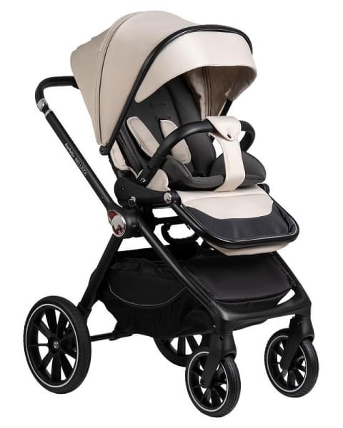 Детская коляска Farfello Belleza 3 в 1 2025 жемчужный