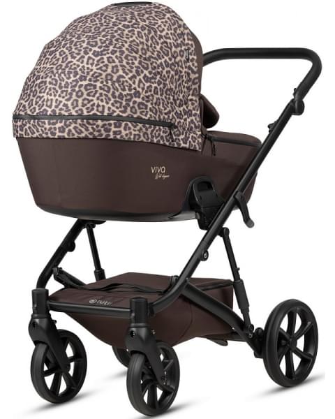 Коляска 3 в 1 Tutis Viva 6+ Wild Elegance, Wild Moca (322) с автокреслом Tutis Beno (0-13 кг)