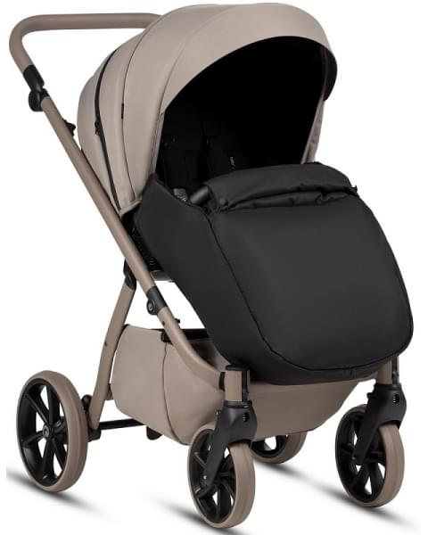 Коляска 3 в 1 Tutis Uno 6+ Essential Collection, Taupe (172) с автокреслом Tutis Beno (0-13 кг)