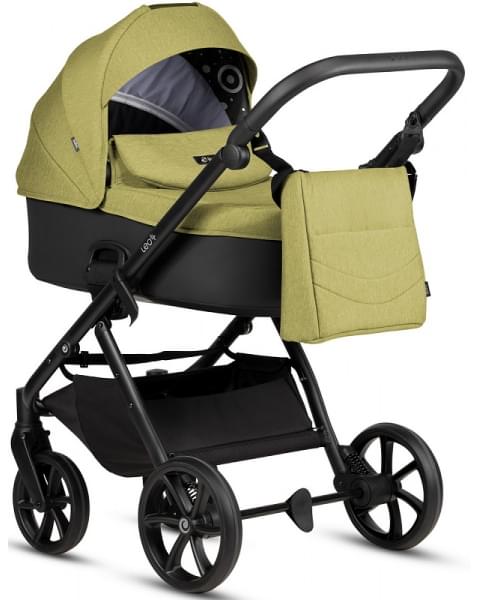 Детская коляска Tutis Leo 3 Plus 3 в 1 с автокреслом Elo Lux EduSky Black 1582302 Green