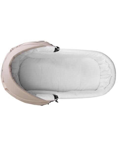 Детская коляска Indigo Mio Eco 3 в 1 04 черная кожа+св.бежевая кожа с автокреслом Avionaut Cosmo