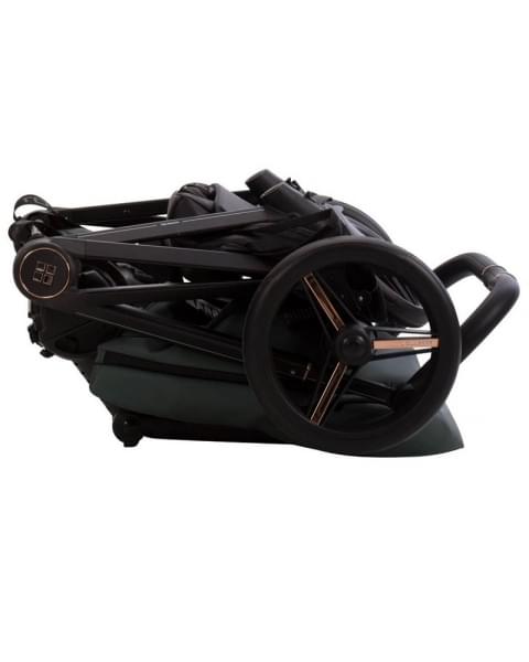 Детская коляска Bebetto Monti Pro 2 в 1 02 Stella т.зеленая кожа