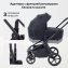 Детская коляска Rant Flex Therm Soft 3 в 1 с автокреслом Cruise Midnight Black