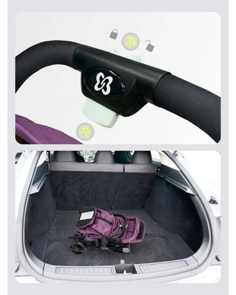 Kоляска детская прогулочная Farfello Comfy Go Comfort 2025 CG-016, фиолетовый