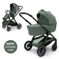 Коляска 2 в 1 Agex Prima Pro 2025, Green (Зеленый)