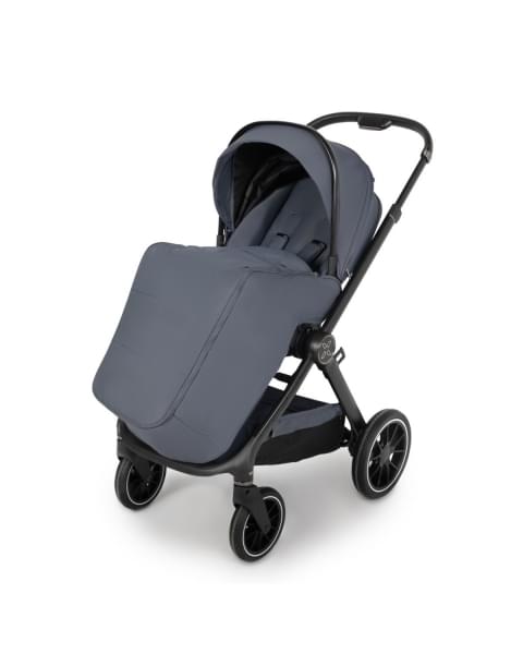 Коляска 2 в 1 Agex Prima Pro 2025, Midnight Grey (Темно-серый)
