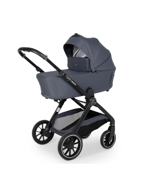Коляска 2 в 1 Agex Prima Pro 2025, Midnight Grey (Темно-серый)