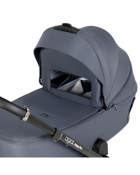 Коляска 2 в 1 Agex Prima Pro 2025, Midnight Grey (Темно-серый)