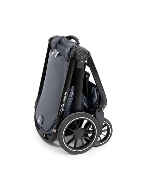 Коляска 2 в 1 Agex Prima Pro 2025, Midnight Grey (Темно-серый)