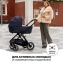 Коляска 2 в 1 Agex Prima Pro 2025, Midnight Grey (Темно-серый)