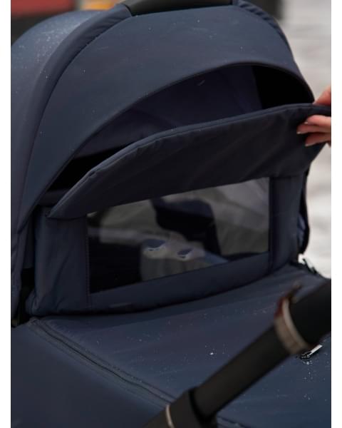 Коляска 2 в 1 Agex Prima Pro 2025, Midnight Grey (Темно-серый)