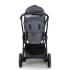 Коляска 2 в 1 Agex Prima Pro 2025, Midnight Grey (Темно-серый)