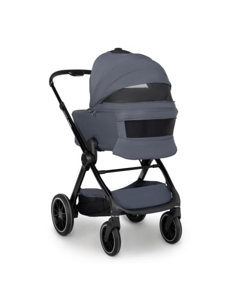 Коляска 2 в 1 Agex Prima Pro 2025, Midnight Grey (Темно-серый)