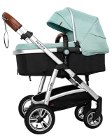 Коляска 2 в 1 Baby Tilly T-165 Futuro Air, Hawaii Blue (Синий)