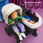 Коляска 2 в 1 Bugaboo Donkey 5 Twin Midnight Black/Grey Melange шасси Black