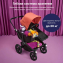 Коляска 2 в 1 Bugaboo Donkey 5 Twin Midnight Black/Grey Melange шасси Black