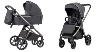 Коляска 2 в 1 Carrello Omega CRL-6530/1, Excellent Grey (Серый)