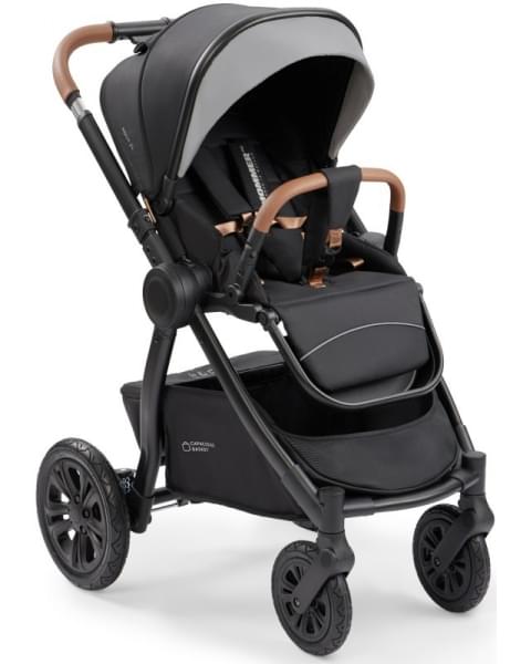 Коляска 2 в 1 Happy Baby Mommer Pro Nova (надувные колеса), Black Nova (Черный)