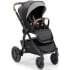 Коляска 2 в 1 Happy Baby Mommer Pro Nova (надувные колеса), Black Nova (Черный)
