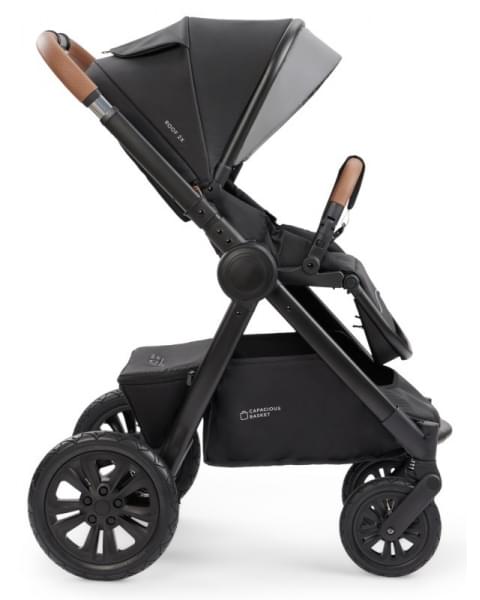 Коляска 2 в 1 Happy Baby Mommer Pro Nova (надувные колеса), Black Nova (Черный)