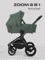 Коляска 2 в 1 Mowbaby Zoom PU Forest green