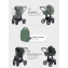Коляска 2 в 1 Mowbaby Zoom PU Forest green