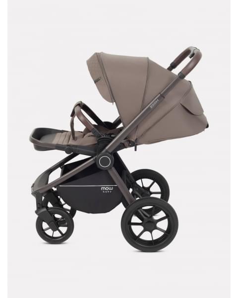 Коляска 2 в 1 Mowbaby Zoom PU Mocca