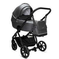 Коляска 2 в 1 Noordi Fjordi V.2 Leather, Shadow Grey (819)