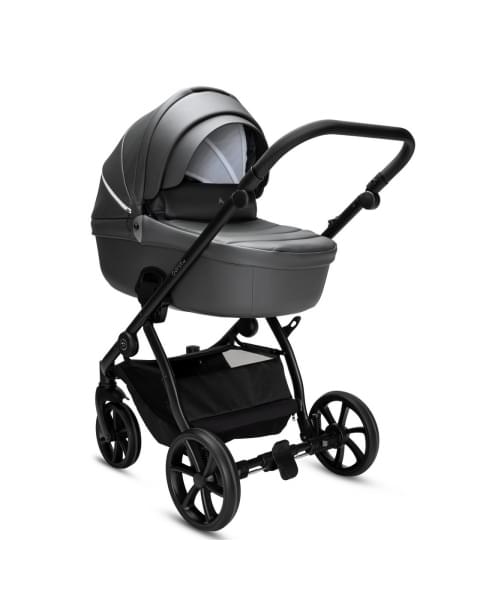 Коляска 2 в 1 Noordi Fjordi V.2 Leather, Shadow Grey (819)