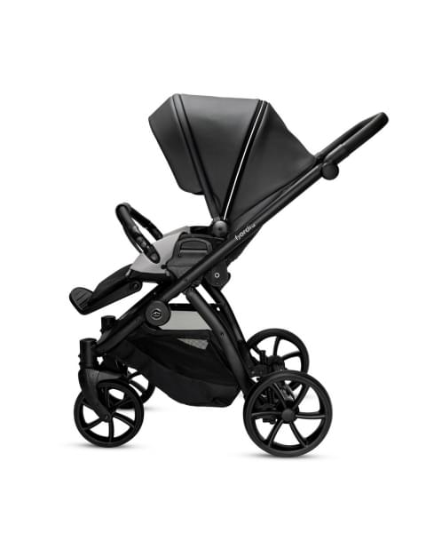 Коляска 2 в 1 Noordi Fjordi V.2 Leather, Shadow Grey (819)