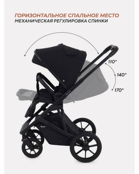 Коляска 2 в 1 Rant Basic Nexus Black