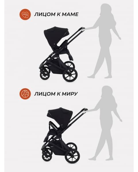 Коляска 2 в 1 Rant Basic Nexus Black