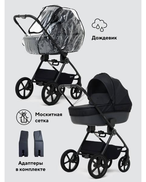 Коляска 2 в 1 Rant Teo Soft Graphite