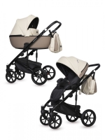 Коляска 2 в 1 Riko Basic Ozon Ecco, 25 (Слоновая кость - Бежевый)