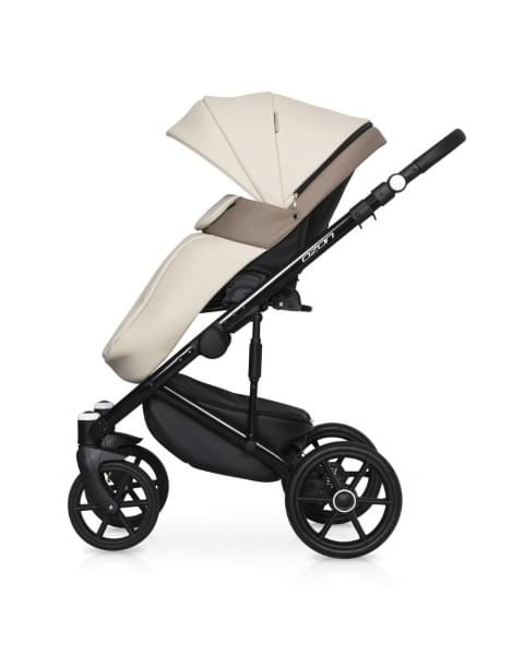 Коляска 2 в 1 Riko Basic Ozon Ecco, 25 (Слоновая кость - Бежевый)