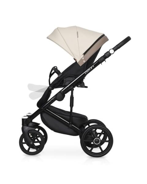 Коляска 2 в 1 Riko Basic Ozon Ecco, 25 (Слоновая кость - Бежевый)