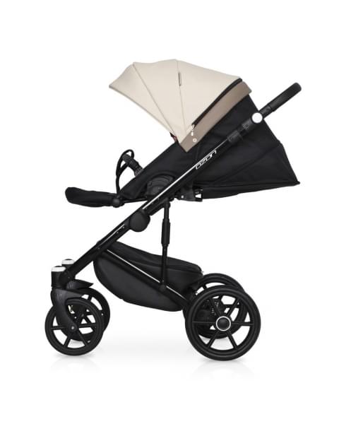 Коляска 2 в 1 Riko Basic Ozon Ecco, 25 (Слоновая кость - Бежевый)
