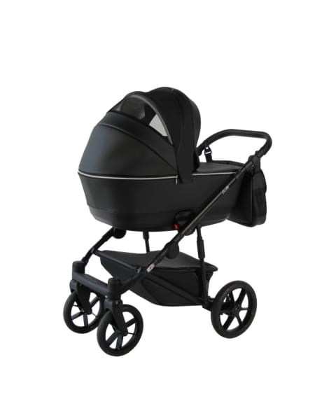 Коляска 2 в 1 Sevillababy Tisso, TIS-07 - Черный / Эко-кожа