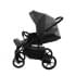 Коляска 2 в 1 Sevillababy Tisso, TIS-07 - Черный / Эко-кожа