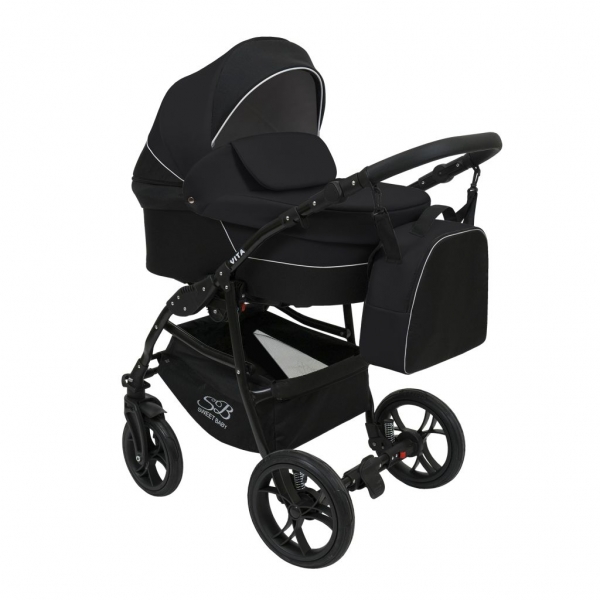 Коляска 2 в 1 Sweet Baby Vita, Black (Черный)