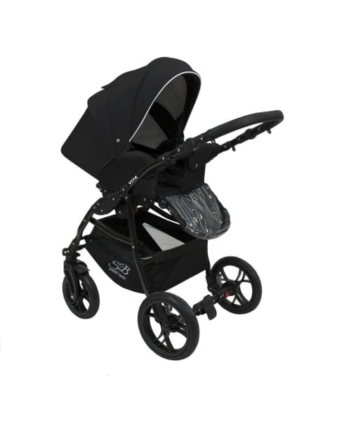 Коляска 2 в 1 Sweet Baby Vita, Black (Черный)