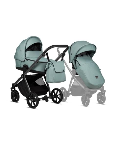 Коляска 2 в 1 Tutis Mio 3+ Essential, Turquolse (243)