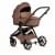 Коляска 2 в 1 Tutis Mio 3+ New Limited, Hoopoe Brown (016)