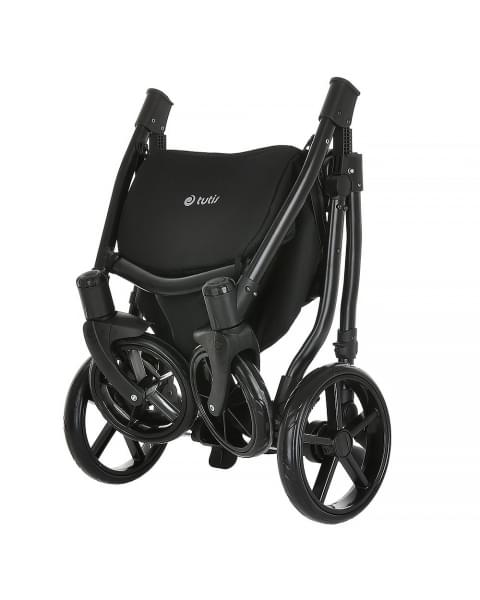 Коляска 2 в 1 Tutis Novo Leather 2023, Dark Grey (Темно-серый)