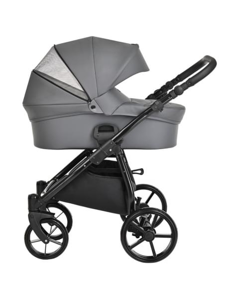 Коляска 2 в 1 Tutis Novo Leather 2023, Dark Grey (Темно-серый)
