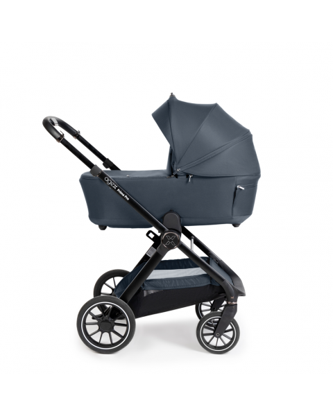 Коляска 3 в 1 Agex Prima Pro 2025, Midnight Grey (Темно-серый) + Автокресло Agex i-Safe (0-13 кг), Grey (Серый)