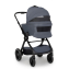 Коляска 3 в 1 Agex Prima Pro 2025, Midnight Grey (Темно-серый) + Автокресло Agex i-Safe (0-13 кг), Grey (Серый)